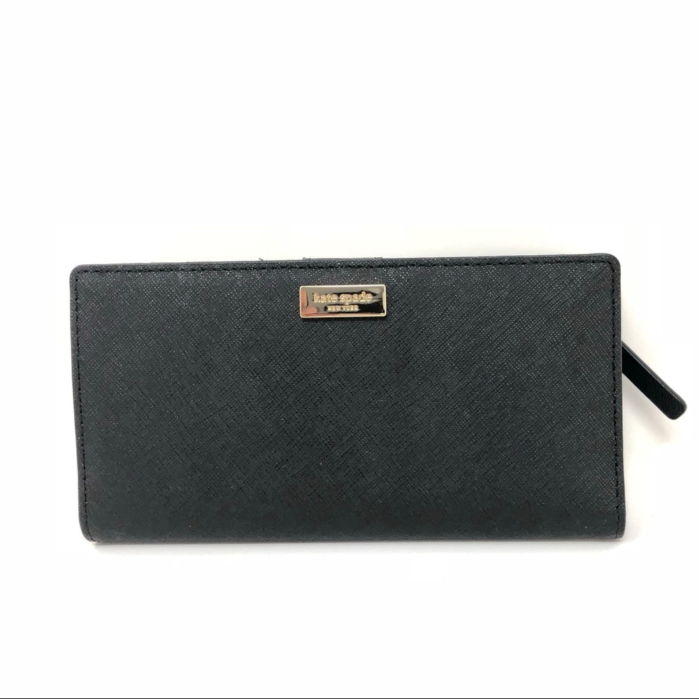 Kate Spade Laurel Way Stacy Clutch Wallet Black